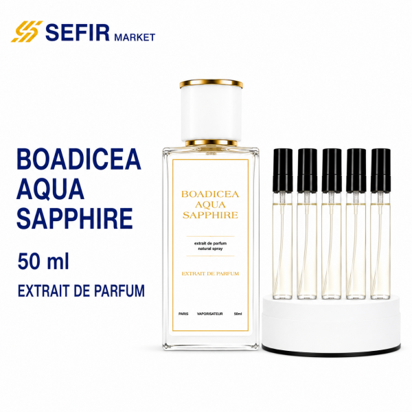 Boadicea the Victorious Aqua Sapphire 50 ml extrait de parfum 5x erkaklar va ayollar uchun