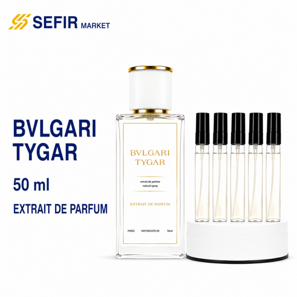 Bvlgari Tygar 50 ml extrait de parfum 5x нобор erkaklar uchun